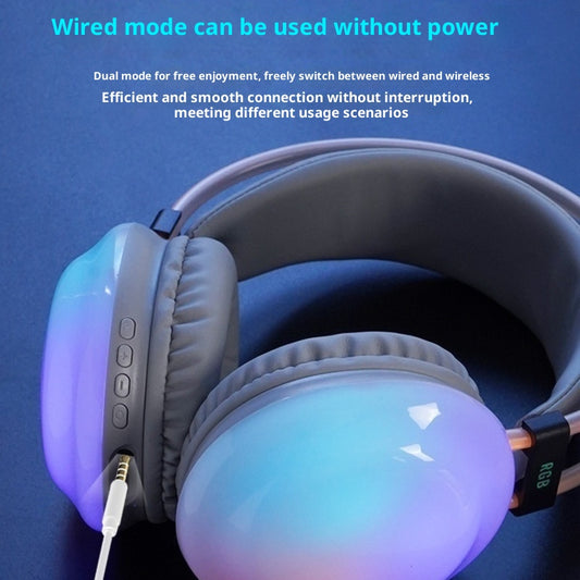 Luminous Headphones E-sports Bluetooth Headset