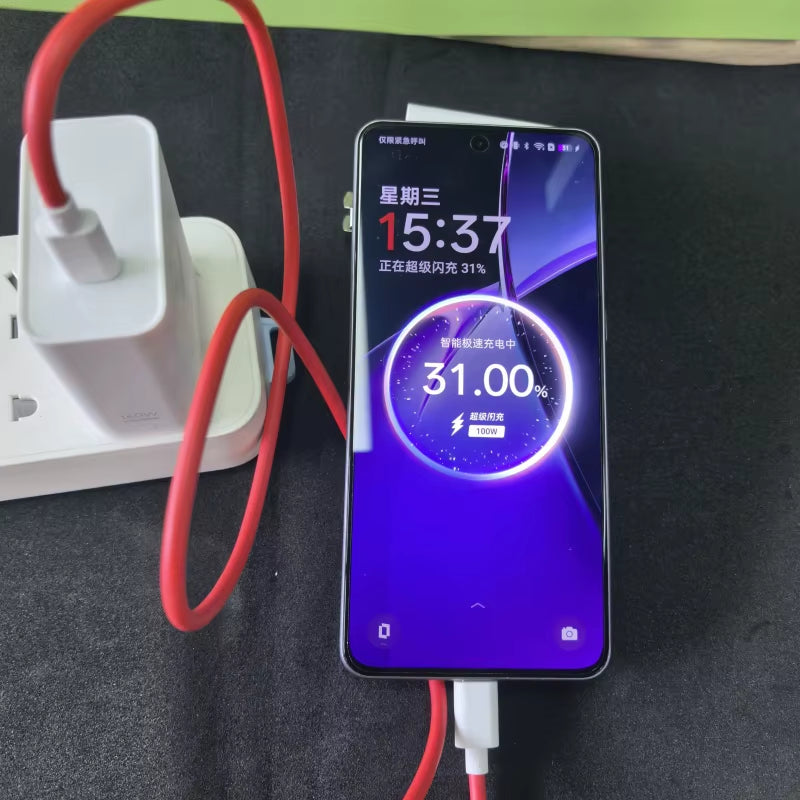80W 100W 150W Type C USB Cable SUPERVOOC 2.0 Fast Charging for  10 Pro 10R 11 12 13 Nord 2T CE 3 Lite Ace 2V Realme Oppo