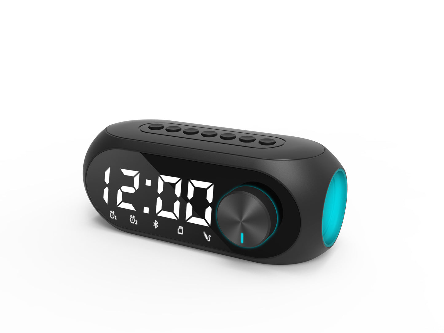 Smart Mirror Bluetooth Speaker with Clock & Subwoofer