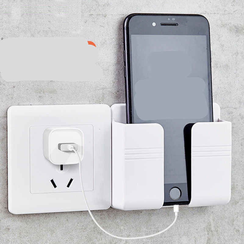 Mobile Phone Charging Storage Rack | Punch-Free Sticky Wall Holder