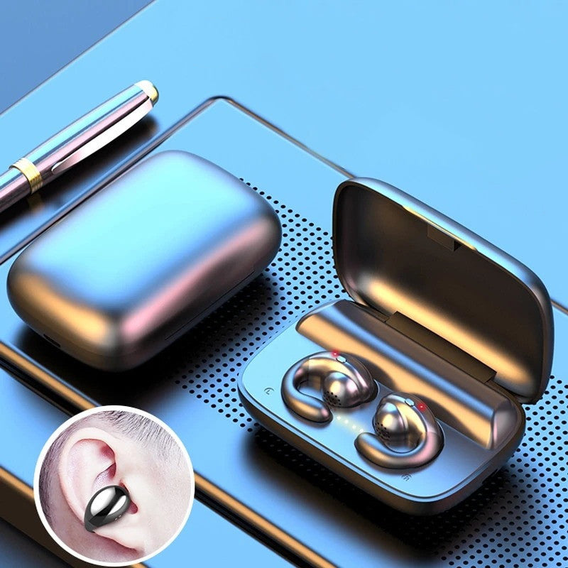 S19 Open-Ear Headphones: Bone Conduction Comfort & Stereo Sound