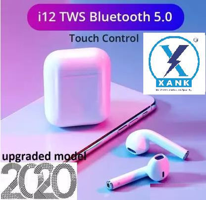 XANK TWS i12 Bluetooth Earphone with Portable Charging Case