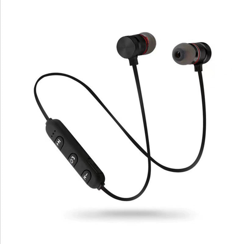 Neck Hanging Bluetooth Earphones | In-Ear Wireless Sports Headphones with Mic