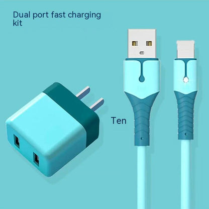 Fast Charger & USB-C Cable: Quick Wired Phone Charging