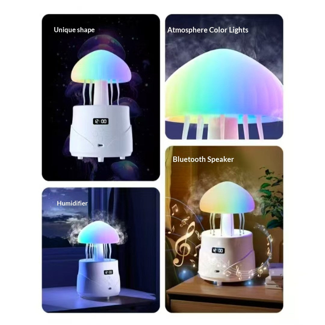Jellyfish Humidifier Bluetooth White Noise Speaker RGB Ambient Light