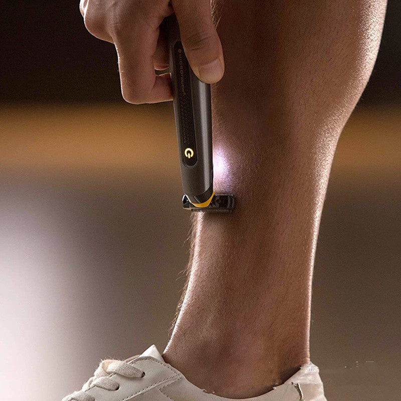 Wireless Rechargeable Precision Shaver for Men – Straight Shaver with Blades & Shave Cassettes