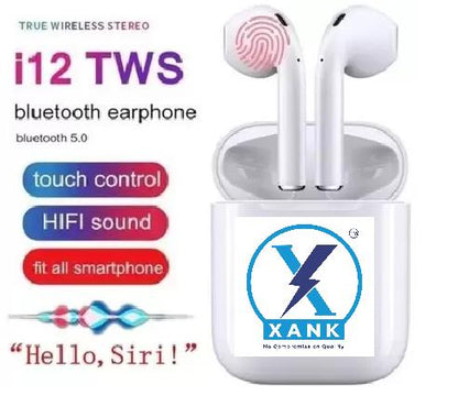 XANK TWS i12 Bluetooth Earphone with Portable Charging Case
