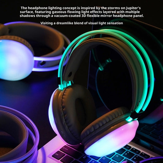 Luminous Headphones E-sports Bluetooth Headset