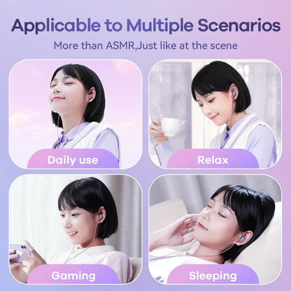 Remax Soft Sleep Earphones Wired Noise Cancelling In-Ear Anti-noise Type C 3.5mm Earphone Wired For Mobile Phone Earplugs Mini