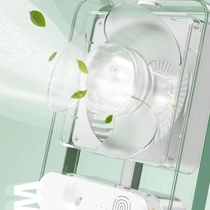 Rechargeable Battery - Mini USB Fan With Mist Water Spray