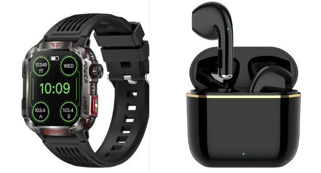 HT29 Bluetooth Calling Smartwatch – Health, Fitness & Activity Tracker