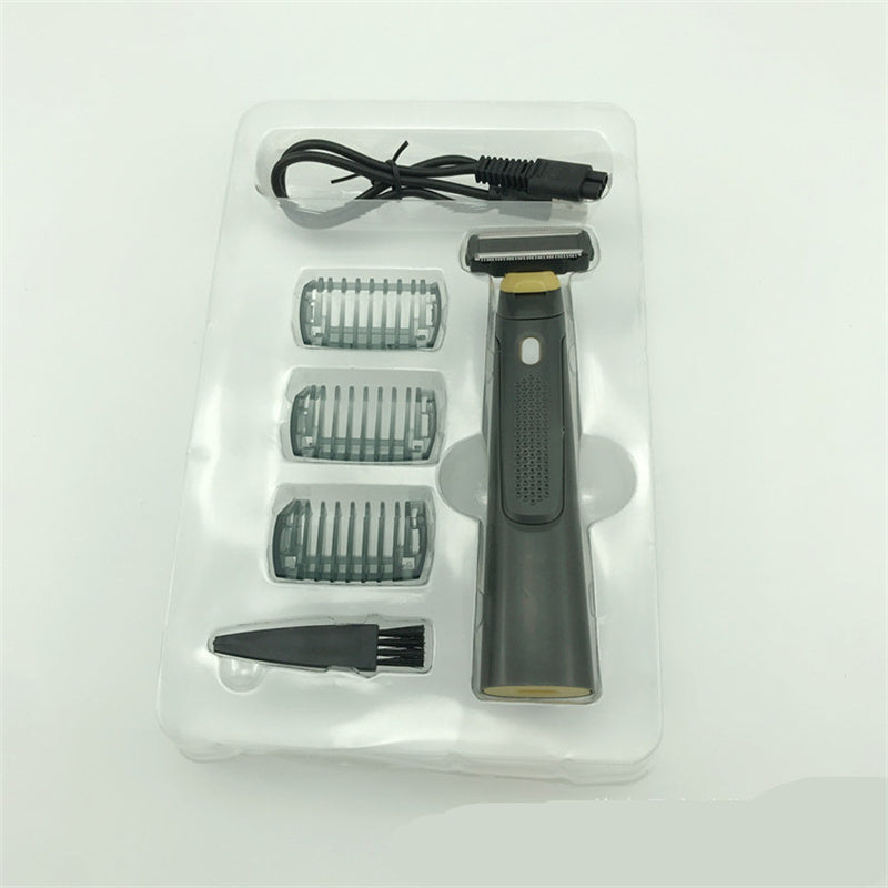 Wireless Rechargeable Precision Shaver for Men – Straight Shaver with Blades & Shave Cassettes