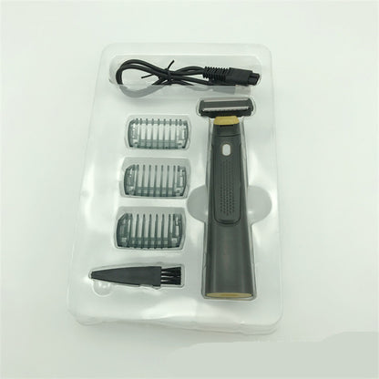 Wireless Rechargeable Precision Shaver for Men – Straight Shaver with Blades & Shave Cassettes
