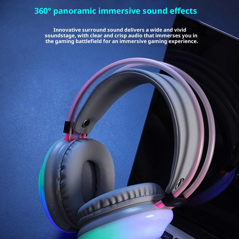 Luminous Headphones E-sports Bluetooth Headset