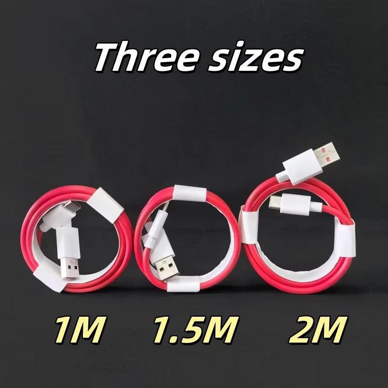80W 100W 150W Type C USB Cable SUPERVOOC 2.0 Fast Charging for  10 Pro 10R 11 12 13 Nord 2T CE 3 Lite Ace 2V Realme Oppo