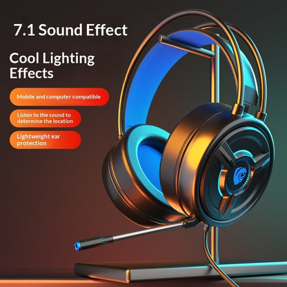 Pink Crystal Over-ear Wired Gaming Headset For PC And Laptop