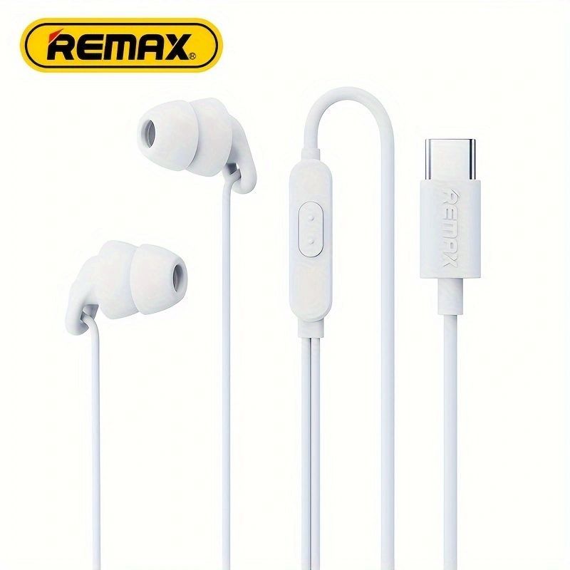 Remax Soft Sleep Earphones Wired Noise Cancelling In-Ear Anti-noise Type C 3.5mm Earphone Wired For Mobile Phone Earplugs Mini