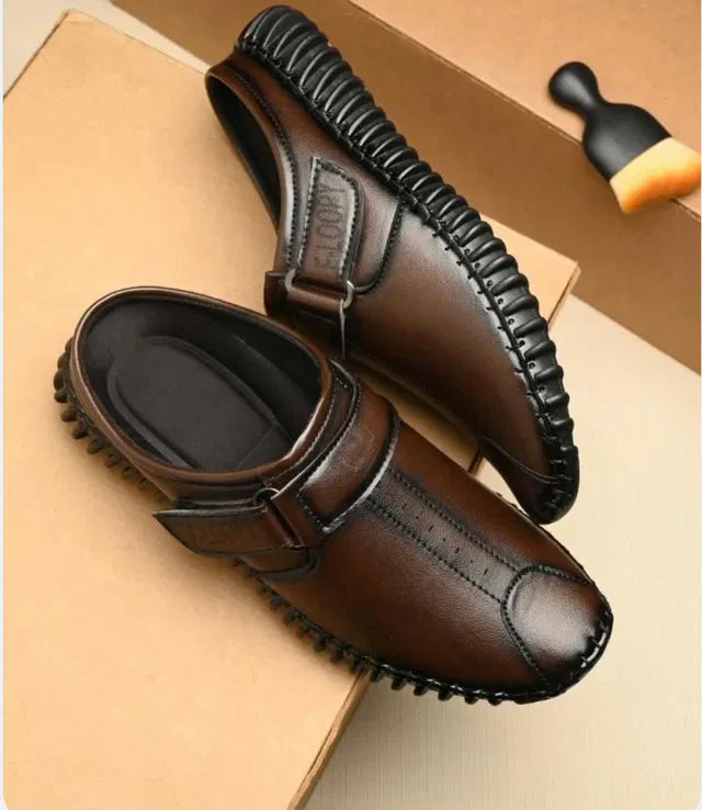 Premium leather Shoes - Brown