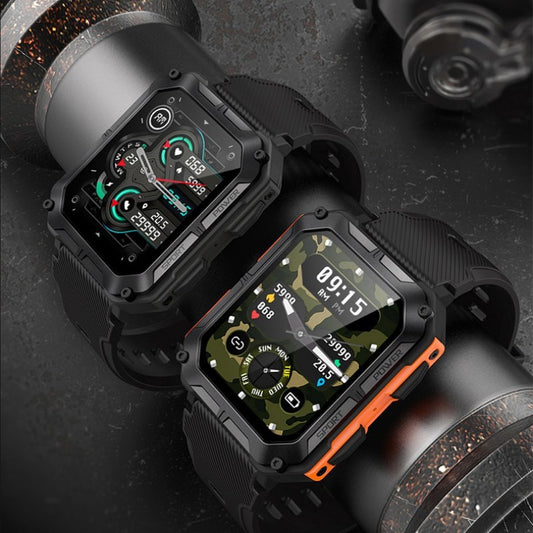 Outdoor Sports Smartwatch – Waterproof & Bluetooth