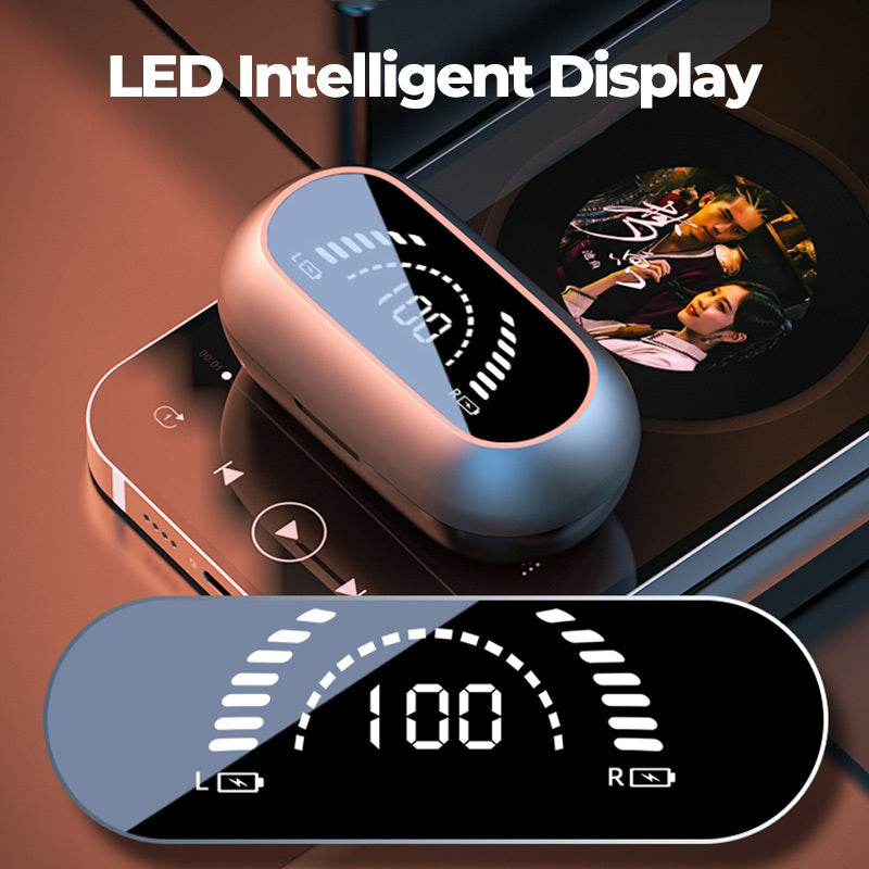 Ear Clip Bone Conduction Headphones: Bluetooth 5.2, HIFI Wireless Audio, Handsfree Touch Control, and Sport Noise Cancellation