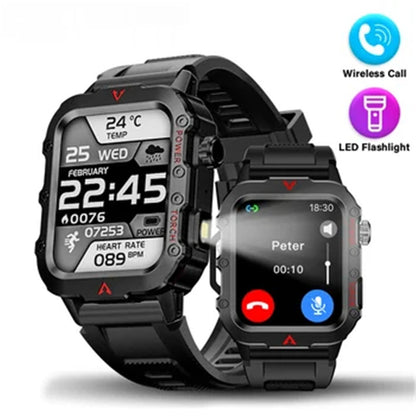 Smart Watch with Bluetooth Calling & Outdoor Sports Modes – All-in-One Fitness Tracker