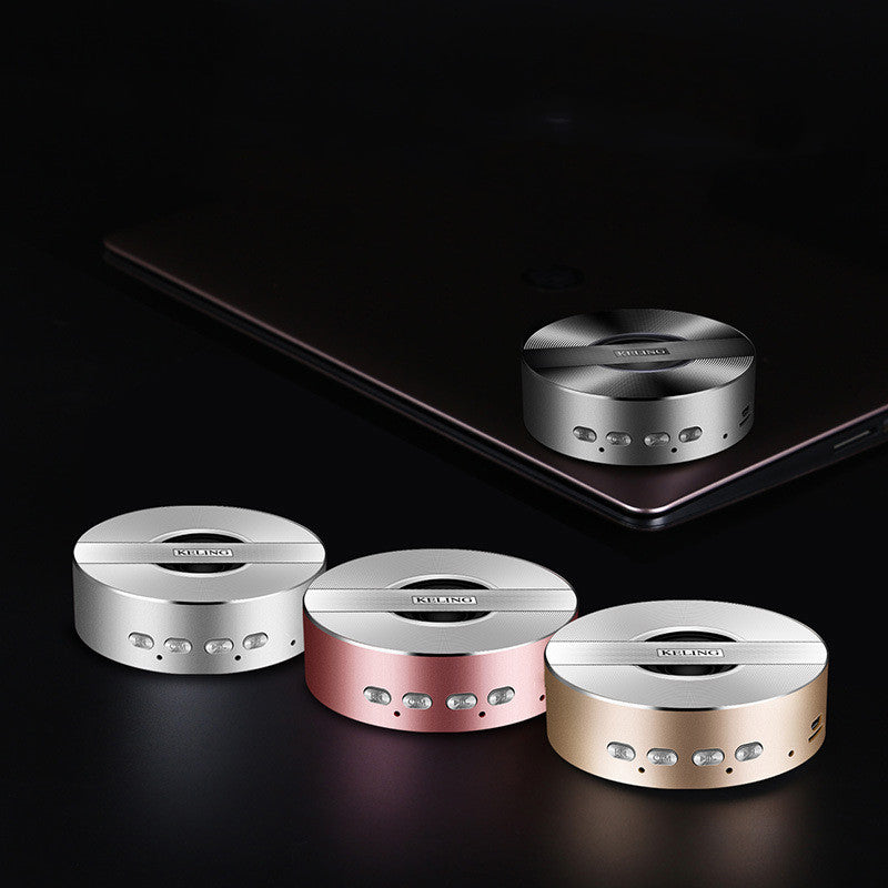 Keling A5 Wireless Bluetooth Speaker Mobile Phone Mini Speaker Card Plug-in Car Subwoofer WeChat Payment Machine