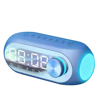 Smart Mirror Bluetooth Speaker with Clock & Subwoofer